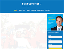 Tablet Screenshot of davidsouthwick.com.au
